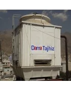 DamaTajhiz fiberglass cubic cooling tower DTC-CO 80