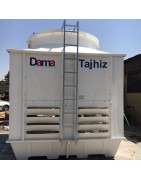 DamaTajhiz fiberglass cubic cooling tower DTC-CO 200