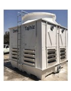 DamaTajhiz Cubic fiberglass cooling tower 100 tons refrigeration