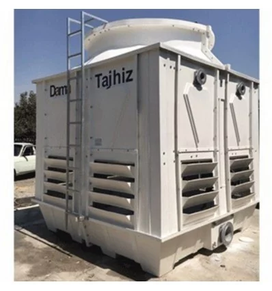 DamaTajhiz Cubic fiberglass cooling tower 100 tons refrigeration