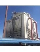 DamaTajhiz Cubic fiberglass cooling tower 100 tons refrigeration