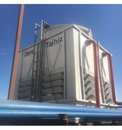 DamaTajhiz Cubic fiberglass cooling tower 100 tons refrigeration