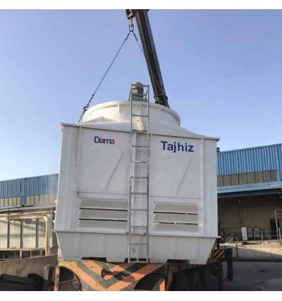 DamaTajhiz Cubic fiberglass cooling tower 100 tons refrigeration