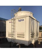 DamaTajhiz Cubic fiberglass cooling tower 100 tons refrigeration