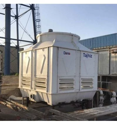 DamaTajhiz Cubic fiberglass cooling tower 100 tons refrigeration