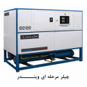 Winder stage chiller with 8-10 scroll compressors