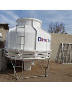 DamaTajhiz circular fiberglass cooling tower DT.C.150