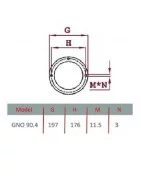 مشعل گازوئيل سوز گرم ایران مدل GNO 90/4