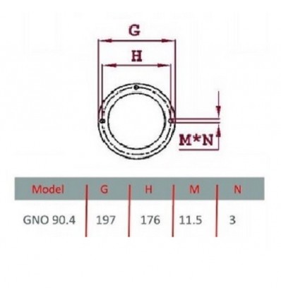 مشعل وقود ديزل گرم ایران نموذج GNO 90/4