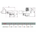 مشعل گازوئيل سوز گرم ایران مدل GNO 90/10