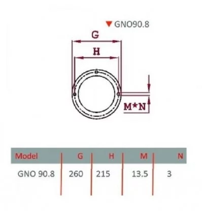 مشعل وقود ديزل گرم ایران نموذج GNO 90/8