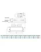 فن کویل سقفی توکار هایسنس مدل HFP-34WA