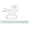 فن کویل سقفی توکار هایسنس مدل HFP-34WA