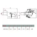مشعل گازوئيل سوز گرم ایران مدل GNO 90/6