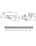 مشعل گازوئيل سوز گرم ایران مدل GNO 90/20