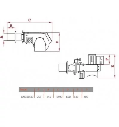 GarmIran Gasoline Boiler Burner GNO 90/30