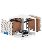 Niroo Tahvieh Alborz Polymer Industrial Evaporative Cooler Down Flow 15000