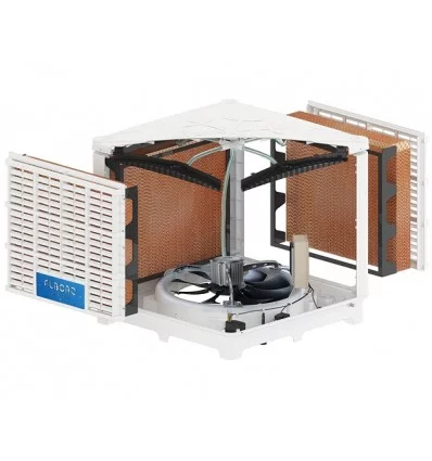 Niroo Tahvieh Alborz Polymer Industrial Evaporative Cooler Down Flow 15000