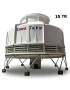 DamaTajhiz circular fiberglass cooling tower DT.C.15