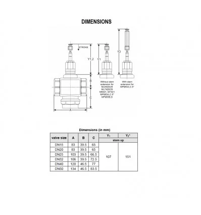 Honeywell three-way brass motor valve 1 1/4"