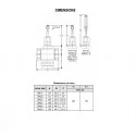 Honeywell three-way brass motor valve 1 1/4"