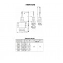 Honeywell three-way brass motor valve 2"