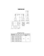 Honeywell three-way brass motorized valve 3/4"