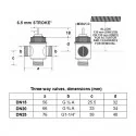 Honeywell three-way fan coil motorized valve 3/4"