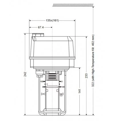 محرک الکتریکی هانیول تدریجی ML7420A6025