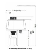 محرک الکتریکی ON/OFF هانیول ML6421A3005