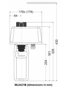 Honeywell electrical actuator ON/OFF ML6421B3004