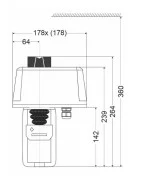 محرک الکتریکی هانیول تدریجی ML7421A3004