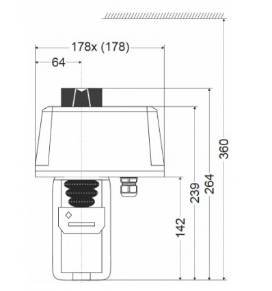Honeywell electrical actuator gradual ML7421A3004