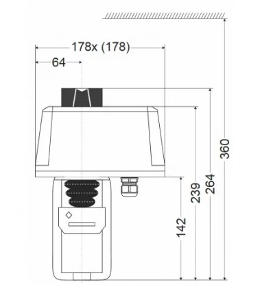 محرک الکتریکی هانیول تدریجی ML7421A3004