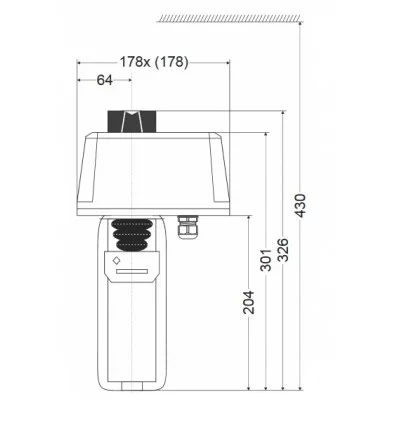 Honeywell electrical actuator gradual ML7421B3003