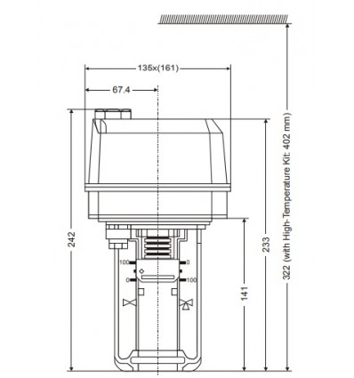 Honeywell electrical actuator gradual ML7420A6009