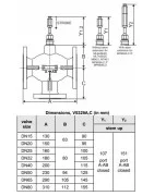 Honeywell Three-way Flange Motorized Valve 2"