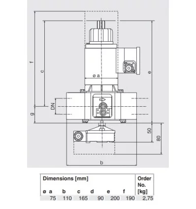 Dungs Gas Electrical Gradual gear Valve 1"