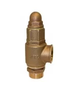 شیر اطمینان هایسک بHisec simple brass safety valve 10 bar "1/2رنجی ساده "1/2