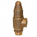 شیر اطمینان هایسک بHisec simple brass safety valve 10 bar "1/2رنجی ساده "1/2