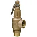 Hisec Lever brass safety valve 10 bar "1/2