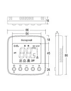 Honeywell digital thermostat Model TF228WN