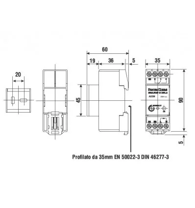 Fantini Electronic level control for conductive liquids