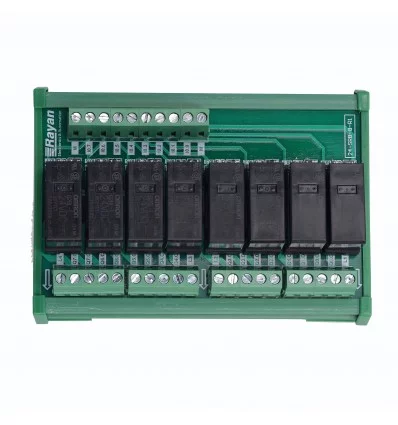 Rayan Single contact relay board 12A Model 24SRB-8-R1