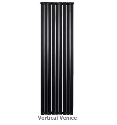 Anit 9 blade aluminum Vertical radiator Black Veniz model