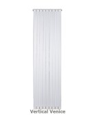 Anit 9 blade aluminum Vertical radiator White Veniz model