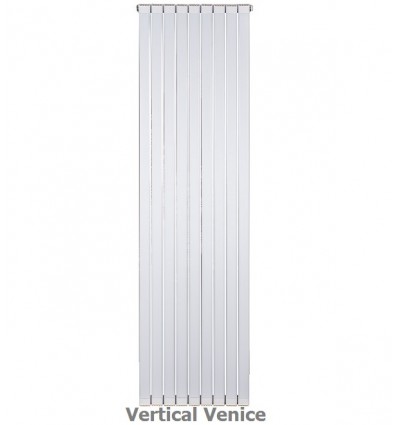 Anit 9 blade aluminum Vertical radiator White Veniz model