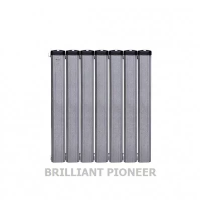 Anit Aluminum 7 blade Radiator Silver Pioneer diamond model