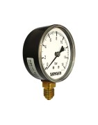 Sangan Sanat all brass manometer vertical 6 cm plate model PG1/A