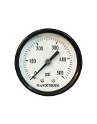 Sangan Sanat all brass manometer horizontal 5 cm plate model PG1/D